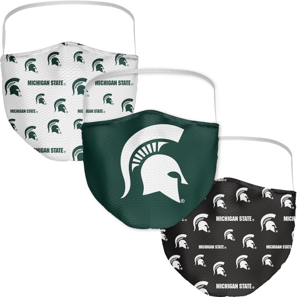 Fanatics Michigan State 3pk Facemask